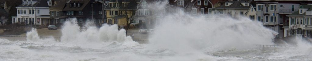 Winterstorm Boston north shore